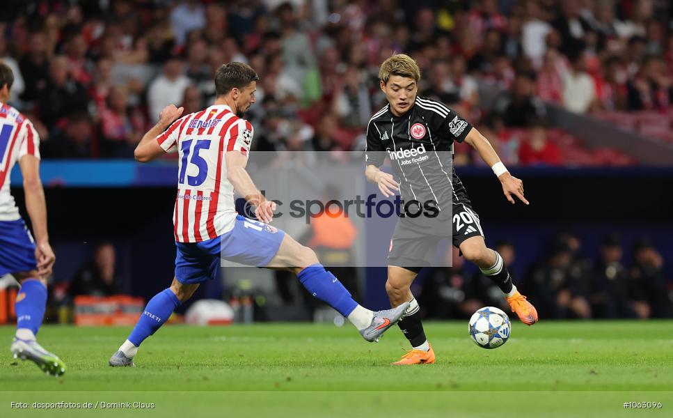 Atletico Madrid, Eintracht Frankfurt, CL, Champions League, UEFA Champions League, UEFA, Voetball, Sport, Le Football, Germany, Futbol, Fotball, Fussball, Deutschland, DFL, DFB, Calcio, 2025/26, Saison 2025/2026 - Bild-ID: 1063096
