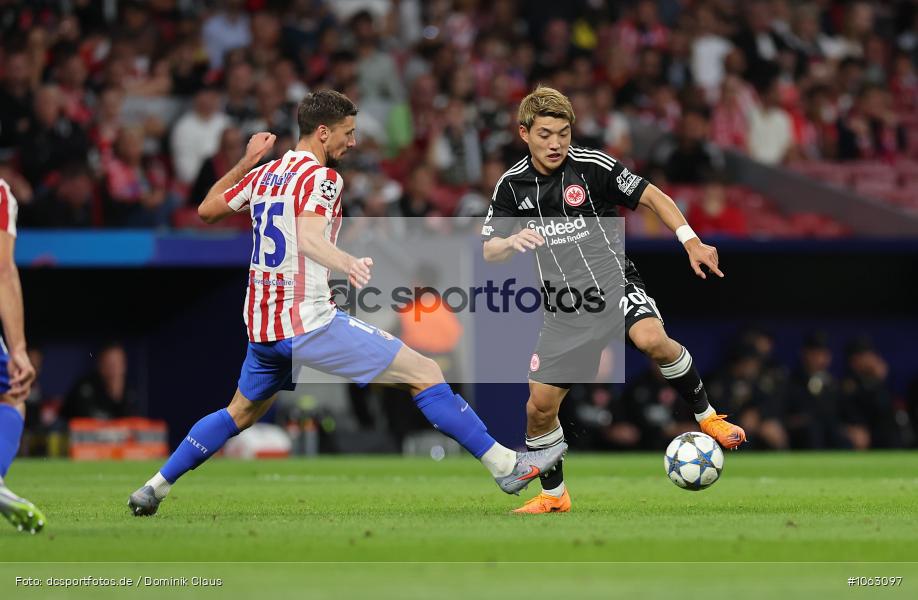 Atletico Madrid, Eintracht Frankfurt, CL, Champions League, UEFA Champions League, UEFA, Voetball, Sport, Le Football, Germany, Futbol, Fotball, Fussball, Deutschland, DFL, DFB, Calcio, 2025/26, Saison 2025/2026 - Bild-ID: 1063097
