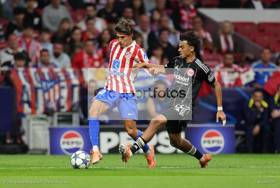Atletico Madrid, Eintracht Frankfurt, CL, Champions League, UEFA Champions League, UEFA, Voetball, Sport, Le Football, Germany, Futbol, Fotball, Fussball, Deutschland, DFL, DFB, Calcio, 2025/26, Saison 2025/2026 - Bild-ID: 1063105