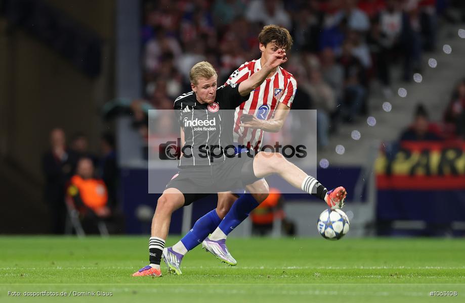 Atletico Madrid, Eintracht Frankfurt, CL, Champions League, UEFA Champions League, UEFA, Voetball, Sport, Le Football, Germany, Futbol, Fotball, Fussball, Deutschland, DFL, DFB, Calcio, 2025/26, Saison 2025/2026 - Bild-ID: 1063108