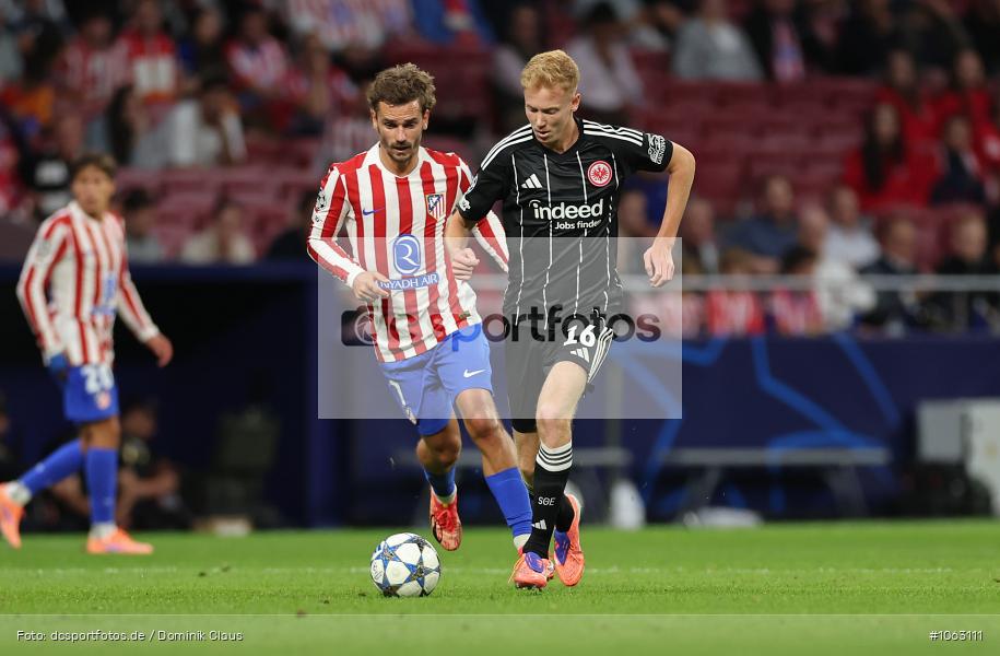 Atletico Madrid, Eintracht Frankfurt, CL, Champions League, UEFA Champions League, UEFA, Voetball, Sport, Le Football, Germany, Futbol, Fotball, Fussball, Deutschland, DFL, DFB, Calcio, 2025/26, Saison 2025/2026 - Bild-ID: 1063111