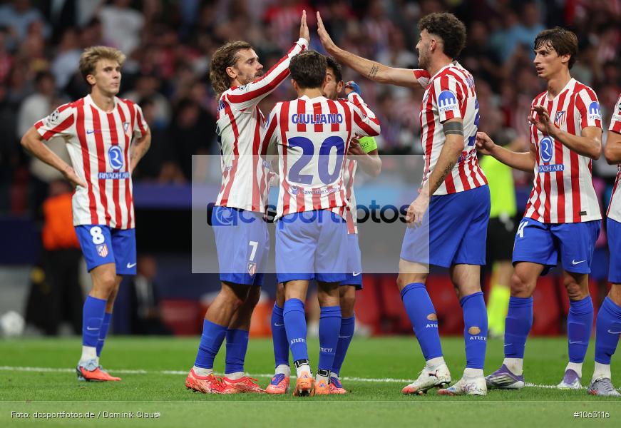Atletico Madrid, Eintracht Frankfurt, CL, Champions League, UEFA Champions League, UEFA, Voetball, Sport, Le Football, Germany, Futbol, Fotball, Fussball, Deutschland, DFL, DFB, Calcio, 2025/26, Saison 2025/2026 - Bild-ID: 1063116