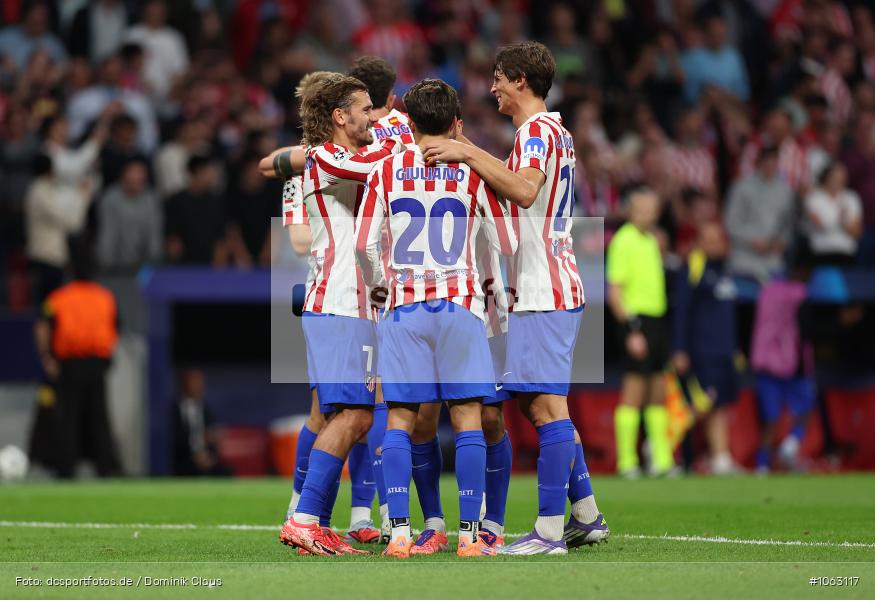 Atletico Madrid, Eintracht Frankfurt, CL, Champions League, UEFA Champions League, UEFA, Voetball, Sport, Le Football, Germany, Futbol, Fotball, Fussball, Deutschland, DFL, DFB, Calcio, 2025/26, Saison 2025/2026 - Bild-ID: 1063117