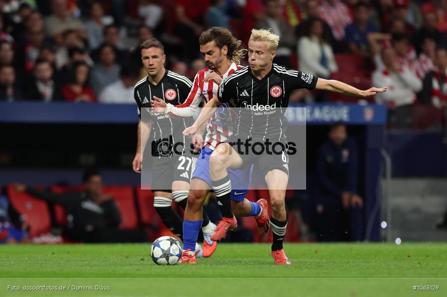 Atletico Madrid, Eintracht Frankfurt, CL, Champions League, UEFA Champions League, UEFA, Voetball, Sport, Le Football, Germany, Futbol, Fotball, Fussball, Deutschland, DFL, DFB, Calcio, 2025/26, Saison 2025/2026 - Bild-ID: 1063129