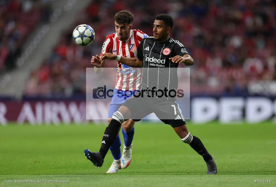 Atletico Madrid, Eintracht Frankfurt, CL, Champions League, UEFA Champions League, UEFA, Voetball, Sport, Le Football, Germany, Futbol, Fotball, Fussball, Deutschland, DFL, DFB, Calcio, 2025/26, Saison 2025/2026 - Bild-ID: 1063148