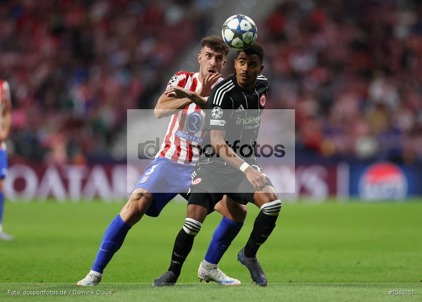 Atletico Madrid, Eintracht Frankfurt, CL, Champions League, UEFA Champions League, UEFA, Voetball, Sport, Le Football, Germany, Futbol, Fotball, Fussball, Deutschland, DFL, DFB, Calcio, 2025/26, Saison 2025/2026 - Bild-ID: 1063151