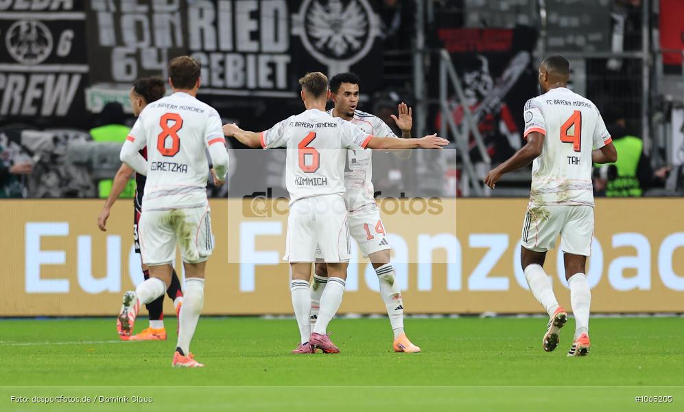 FC Bayern München, Eintracht Frankfurt, Bundesliga, Voetball, Sport, Le Football, Germany, Futbol, Fotball, Fussball, Deutschland, DFL, DFB, Calcio, 2025/26, Saison 2025/2026 - Bild-ID: 1063205