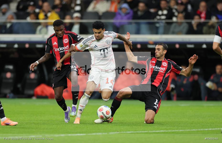 FC Bayern München, Eintracht Frankfurt, Bundesliga, Voetball, Sport, Le Football, Germany, Futbol, Fotball, Fussball, Deutschland, DFL, DFB, Calcio, 2025/26, Saison 2025/2026 - Bild-ID: 1063246