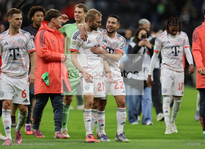 FC Bayern München, Eintracht Frankfurt, Bundesliga, Voetball, Sport, Le Football, Germany, Futbol, Fotball, Fussball, Deutschland, DFL, DFB, Calcio, 2025/26, Saison 2025/2026 - Bild-ID: 1063285