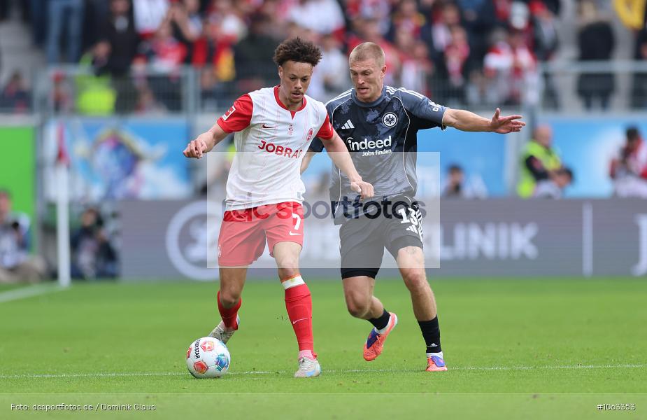 Eintracht Frankfurt, SC Freiburg, 1. Bundesliga, Bundesliga, Voetball, Sport, Le Football, Germany, Futbol, Fotball, Fussball, Deutschland, DFL, DFB, Calcio, 2025/26, Saison 2025/2026 - Bild-ID: 1063353