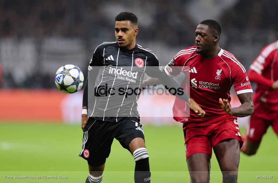 Liverpool FC, Eintracht Frankfurt, CL, Champions League, UEFA Champions League, UEFA, Voetball, Sport, Le Football, Germany, Futbol, Fotball, Fussball, Deutschland, DFL, DFB, Calcio, 2025/26, Saison 2025/2026 - Bild-ID: 1063467
