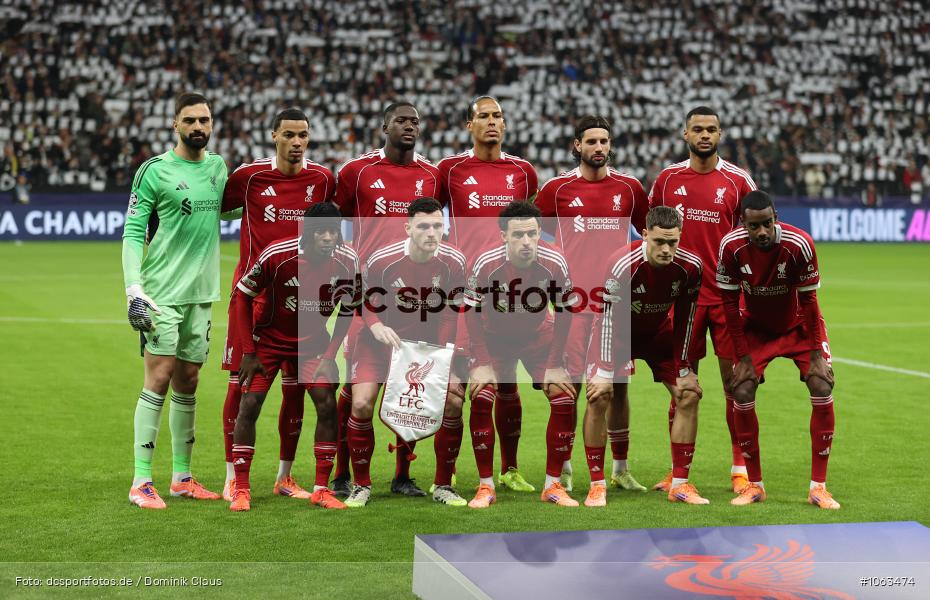 Liverpool FC, Eintracht Frankfurt, CL, Champions League, UEFA Champions League, UEFA, Voetball, Sport, Le Football, Germany, Futbol, Fotball, Fussball, Deutschland, DFL, DFB, Calcio, 2025/26, Saison 2025/2026 - Bild-ID: 1063474