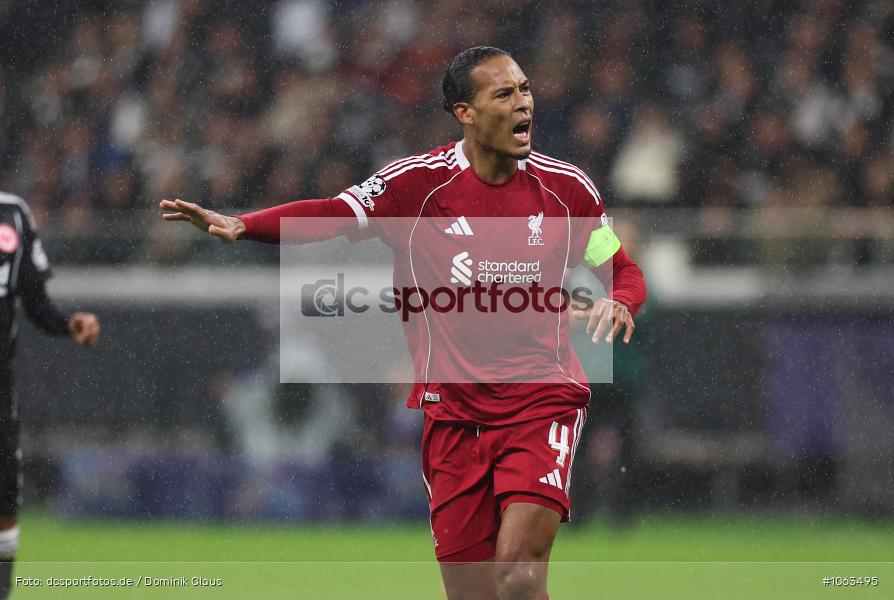 Liverpool FC, Eintracht Frankfurt, CL, Champions League, UEFA Champions League, UEFA, Voetball, Sport, Le Football, Germany, Futbol, Fotball, Fussball, Deutschland, DFL, DFB, Calcio, 2025/26, Saison 2025/2026 - Bild-ID: 1063495