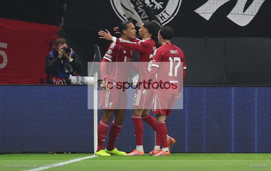 Liverpool FC, Eintracht Frankfurt, CL, Champions League, UEFA Champions League, UEFA, Voetball, Sport, Le Football, Germany, Futbol, Fotball, Fussball, Deutschland, DFL, DFB, Calcio, 2025/26, Saison 2025/2026 - Bild-ID: 1063508