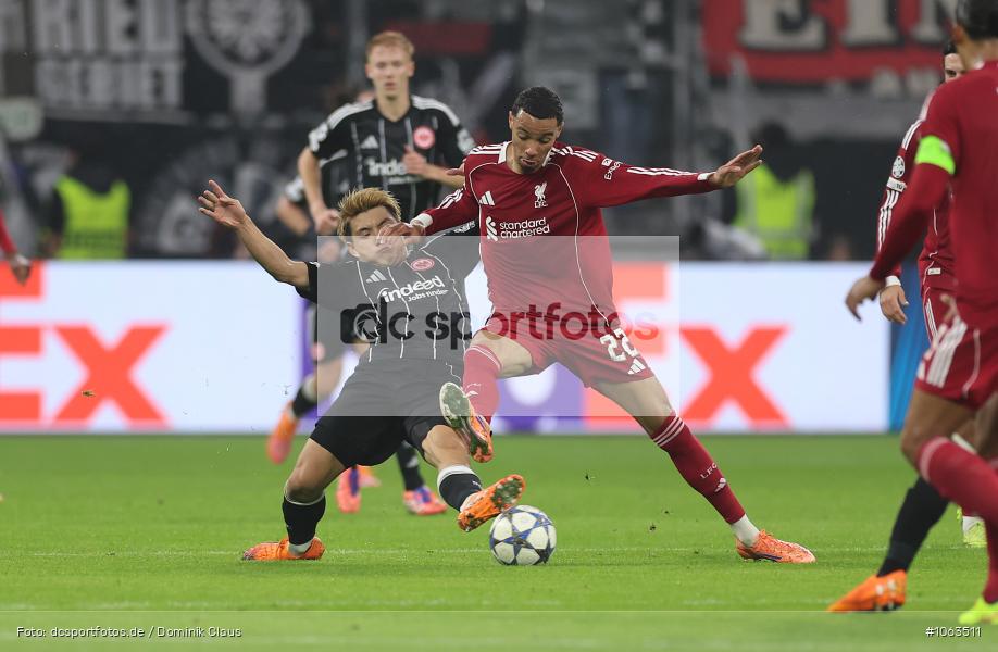 Liverpool FC, Eintracht Frankfurt, CL, Champions League, UEFA Champions League, UEFA, Voetball, Sport, Le Football, Germany, Futbol, Fotball, Fussball, Deutschland, DFL, DFB, Calcio, 2025/26, Saison 2025/2026 - Bild-ID: 1063511