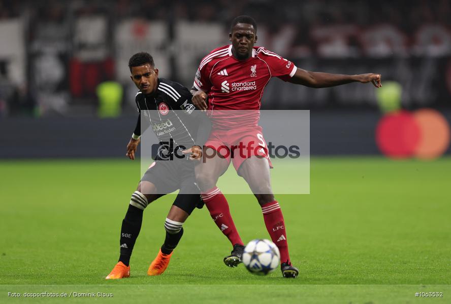 Liverpool FC, Eintracht Frankfurt, CL, Champions League, UEFA Champions League, UEFA, Voetball, Sport, Le Football, Germany, Futbol, Fotball, Fussball, Deutschland, DFL, DFB, Calcio, 2025/26, Saison 2025/2026 - Bild-ID: 1063532
