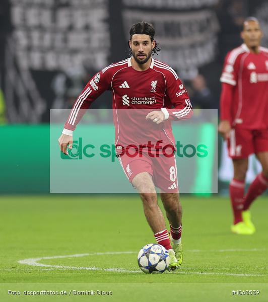 Liverpool FC, Eintracht Frankfurt, CL, Champions League, UEFA Champions League, UEFA, Voetball, Sport, Le Football, Germany, Futbol, Fotball, Fussball, Deutschland, DFL, DFB, Calcio, 2025/26, Saison 2025/2026 - Bild-ID: 1063539