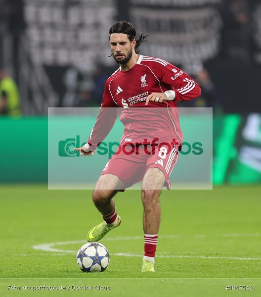 Liverpool FC, Eintracht Frankfurt, CL, Champions League, UEFA Champions League, UEFA, Voetball, Sport, Le Football, Germany, Futbol, Fotball, Fussball, Deutschland, DFL, DFB, Calcio, 2025/26, Saison 2025/2026 - Bild-ID: 1063542