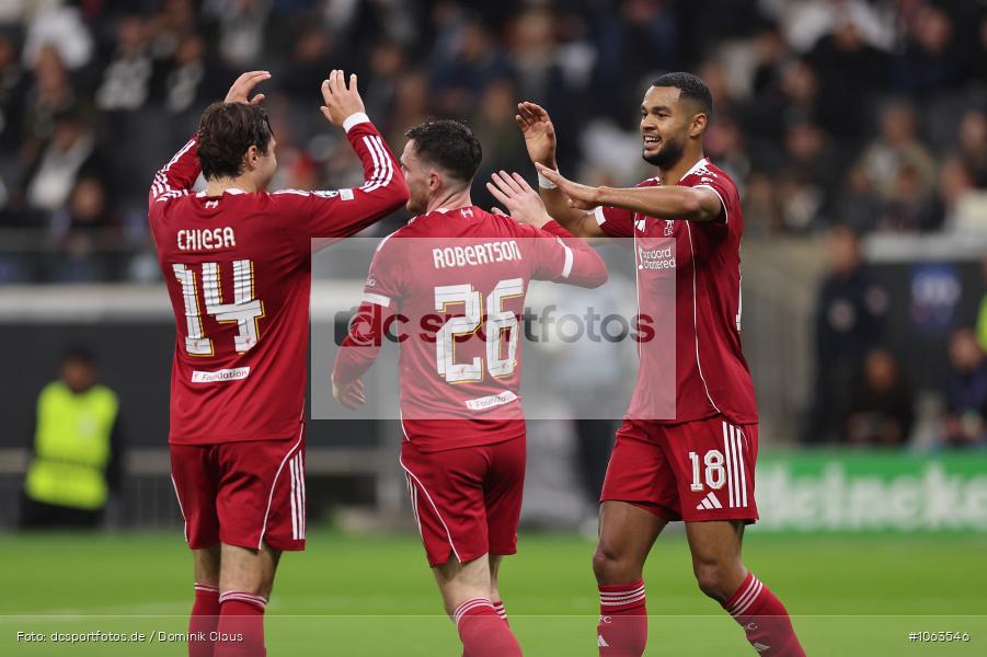 Liverpool FC, Eintracht Frankfurt, CL, Champions League, UEFA Champions League, UEFA, Voetball, Sport, Le Football, Germany, Futbol, Fotball, Fussball, Deutschland, DFL, DFB, Calcio, 2025/26, Saison 2025/2026 - Bild-ID: 1063546