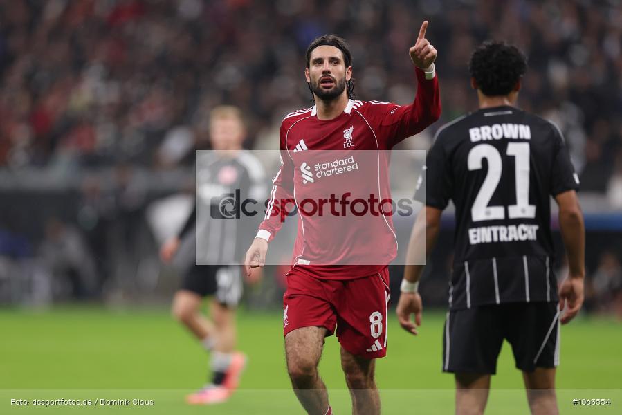 Liverpool FC, Eintracht Frankfurt, CL, Champions League, UEFA Champions League, UEFA, Voetball, Sport, Le Football, Germany, Futbol, Fotball, Fussball, Deutschland, DFL, DFB, Calcio, 2025/26, Saison 2025/2026 - Bild-ID: 1063554