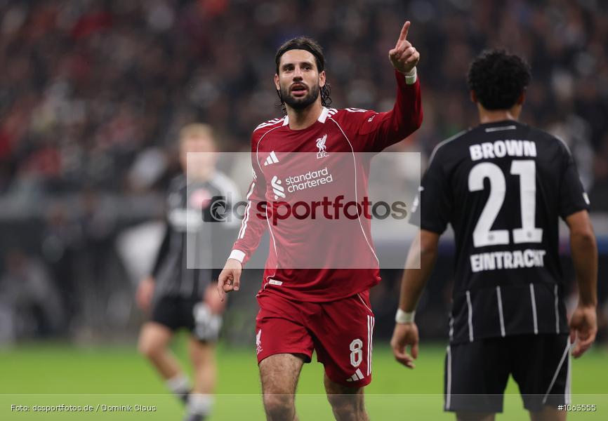 Liverpool FC, Eintracht Frankfurt, CL, Champions League, UEFA Champions League, UEFA, Voetball, Sport, Le Football, Germany, Futbol, Fotball, Fussball, Deutschland, DFL, DFB, Calcio, 2025/26, Saison 2025/2026 - Bild-ID: 1063555