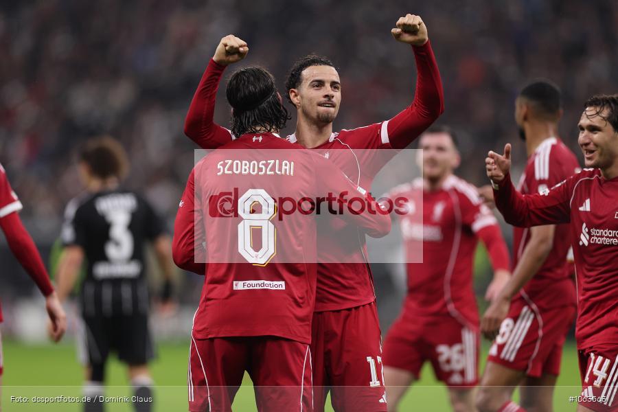 Liverpool FC, Eintracht Frankfurt, CL, Champions League, UEFA Champions League, UEFA, Voetball, Sport, Le Football, Germany, Futbol, Fotball, Fussball, Deutschland, DFL, DFB, Calcio, 2025/26, Saison 2025/2026 - Bild-ID: 1063563