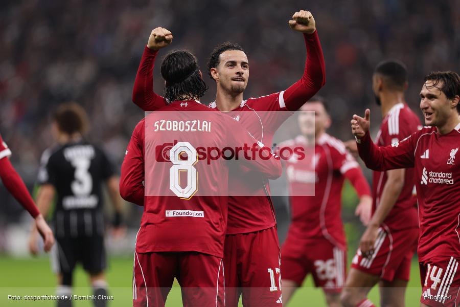 Liverpool FC, Eintracht Frankfurt, CL, Champions League, UEFA Champions League, UEFA, Voetball, Sport, Le Football, Germany, Futbol, Fotball, Fussball, Deutschland, DFL, DFB, Calcio, 2025/26, Saison 2025/2026 - Bild-ID: 1063564