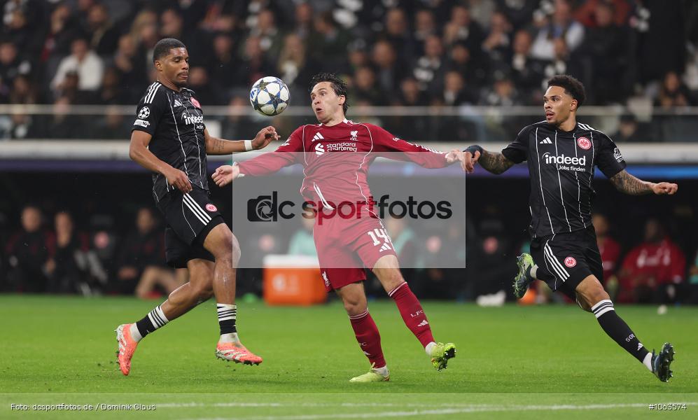 Liverpool FC, Eintracht Frankfurt, CL, Champions League, UEFA Champions League, UEFA, Voetball, Sport, Le Football, Germany, Futbol, Fotball, Fussball, Deutschland, DFL, DFB, Calcio, 2025/26, Saison 2025/2026 - Bild-ID: 1063574