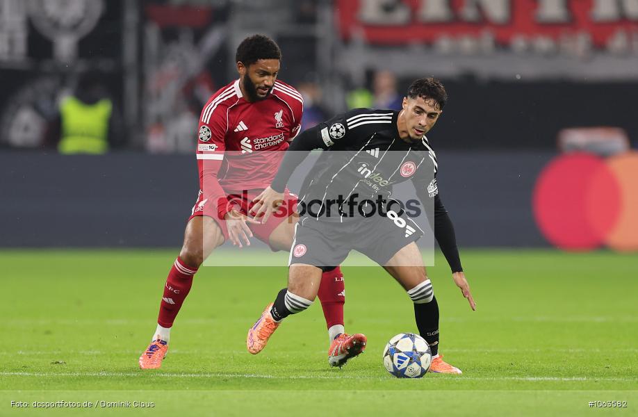 Liverpool FC, Eintracht Frankfurt, CL, Champions League, UEFA Champions League, UEFA, Voetball, Sport, Le Football, Germany, Futbol, Fotball, Fussball, Deutschland, DFL, DFB, Calcio, 2025/26, Saison 2025/2026 - Bild-ID: 1063582
