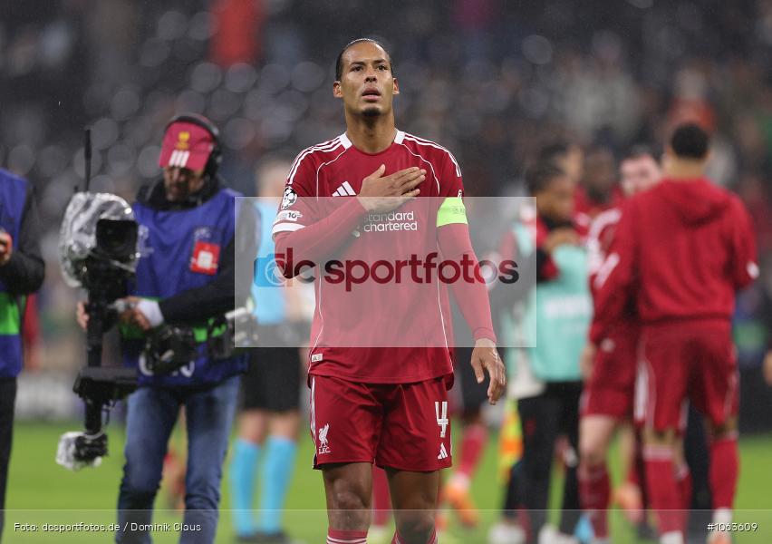 Liverpool FC, Eintracht Frankfurt, CL, Champions League, UEFA Champions League, UEFA, Voetball, Sport, Le Football, Germany, Futbol, Fotball, Fussball, Deutschland, DFL, DFB, Calcio, 2025/26, Saison 2025/2026 - Bild-ID: 1063609