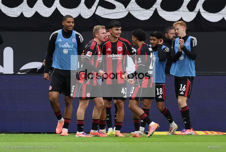FC St. Pauli, Eintracht Frankfurt, Bundesliga, Voetball, Sport, Le Football, Germany, Futbol, Fotball, Fussball, Deutschland, DFL, DFB, Calcio, 2025/26, Saison 2025/2026 - Bild-ID: 1063674