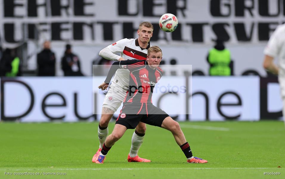 FC St. Pauli, Eintracht Frankfurt, Bundesliga, Voetball, Sport, Le Football, Germany, Futbol, Fotball, Fussball, Deutschland, DFL, DFB, Calcio, 2025/26, Saison 2025/2026 - Bild-ID: 1063689