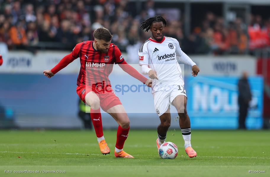 Eintracht Frankfurt, 1. FC Heidenheim, 1. Bundesliga, Bundesliga, Voetball, Sport, Le Football, Germany, Futbol, Fotball, Fussball, Deutschland, DFL, DFB, Calcio, 2025/26, Saison 2025/2026 - Bild-ID: 1064044