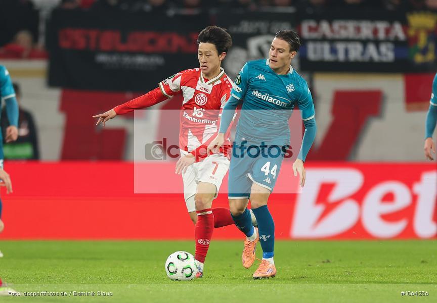 ACF Fiorentina, AC Florenz, 1. FSV Mainz 05, UECL, UEFA Conference League, Liga, Bundesliga, Voetball, Sport, Le Football, Germany, Futbol, Fotball, Fussball, Deutschland, DFL, DFB, Calcio, 2025/26, Saison 2025/2026 - Bild-ID: 1064236