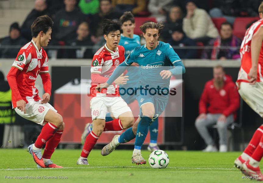 ACF Fiorentina, AC Florenz, 1. FSV Mainz 05, UECL, UEFA Conference League, Liga, Bundesliga, Voetball, Sport, Le Football, Germany, Futbol, Fotball, Fussball, Deutschland, DFL, DFB, Calcio, 2025/26, Saison 2025/2026 - Bild-ID: 1064241