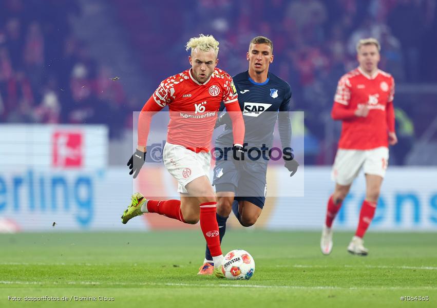 TSG 1899 Hoffenheim, 1. FSV Mainz 05, Liga, Bundesliga, Voetball, Sport, Le Football, Germany, Futbol, Fotball, Fussball, Deutschland, DFL, DFB, Calcio, 2025/26, Saison 2025/2026 - Bild-ID: 1064363