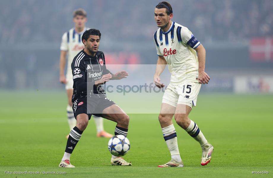Atalanta B.C. Bergao, Eintracht Frankfurt, CL, Champions League, UEFA Champions League, UEFA, Voetball, Sport, Le Football, Germany, Futbol, Fotball, Fussball, Deutschland, DFL, DFB, Calcio, 2025/26, Saison 2025/2026 - Bild-ID: 1064598