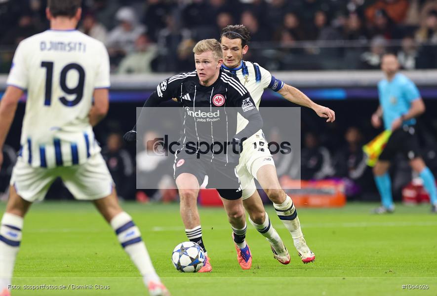 Atalanta B.C. Bergao, Eintracht Frankfurt, CL, Champions League, UEFA Champions League, UEFA, Voetball, Sport, Le Football, Germany, Futbol, Fotball, Fussball, Deutschland, DFL, DFB, Calcio, 2025/26, Saison 2025/2026 - Bild-ID: 1064626