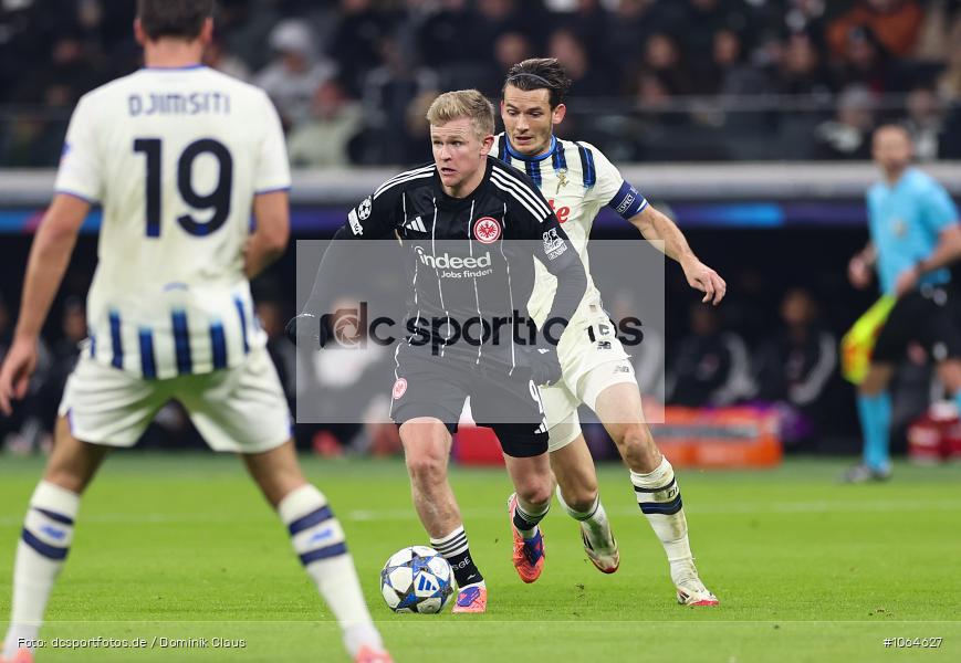Atalanta B.C. Bergao, Eintracht Frankfurt, CL, Champions League, UEFA Champions League, UEFA, Voetball, Sport, Le Football, Germany, Futbol, Fotball, Fussball, Deutschland, DFL, DFB, Calcio, 2025/26, Saison 2025/2026 - Bild-ID: 1064627