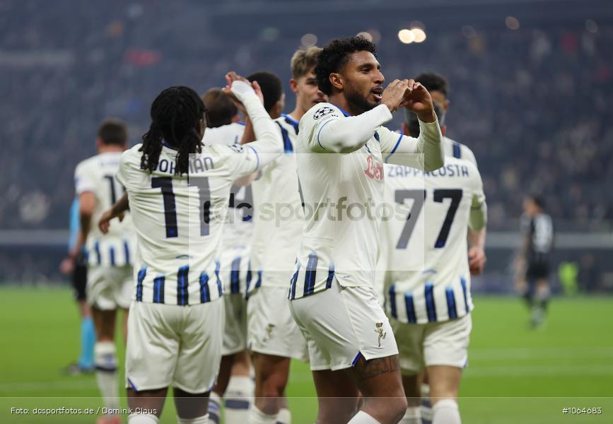 Atalanta B.C. Bergao, Eintracht Frankfurt, CL, Champions League, UEFA Champions League, UEFA, Voetball, Sport, Le Football, Germany, Futbol, Fotball, Fussball, Deutschland, DFL, DFB, Calcio, 2025/26, Saison 2025/2026 - Bild-ID: 1064683