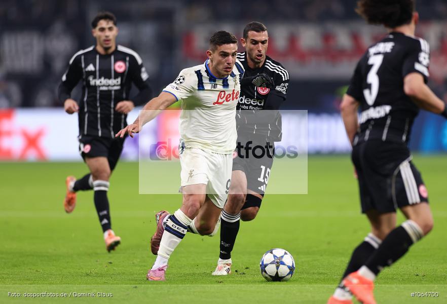 Atalanta B.C. Bergao, Eintracht Frankfurt, CL, Champions League, UEFA Champions League, UEFA, Voetball, Sport, Le Football, Germany, Futbol, Fotball, Fussball, Deutschland, DFL, DFB, Calcio, 2025/26, Saison 2025/2026 - Bild-ID: 1064700