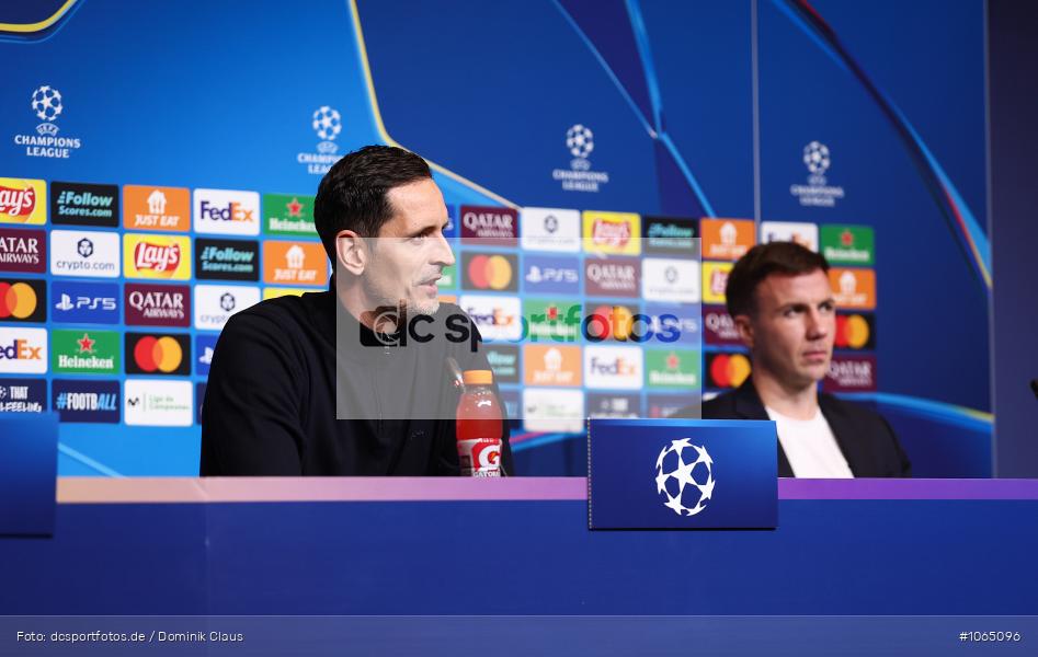 Pressekonferenz, FC Barcelona, Eintracht Frankfurt, CL, Champions League, UEFA Champions League, UEFA, Voetball, Sport, Le Football, Germany, Futbol, Fotball, Fussball, Deutschland, DFL, DFB, Calcio, 2025/26, Saison 2025/2026 - Bild-ID: 1065096