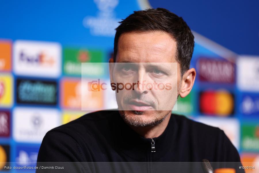 Pressekonferenz, FC Barcelona, Eintracht Frankfurt, CL, Champions League, UEFA Champions League, UEFA, Voetball, Sport, Le Football, Germany, Futbol, Fotball, Fussball, Deutschland, DFL, DFB, Calcio, 2025/26, Saison 2025/2026 - Bild-ID: 1065104