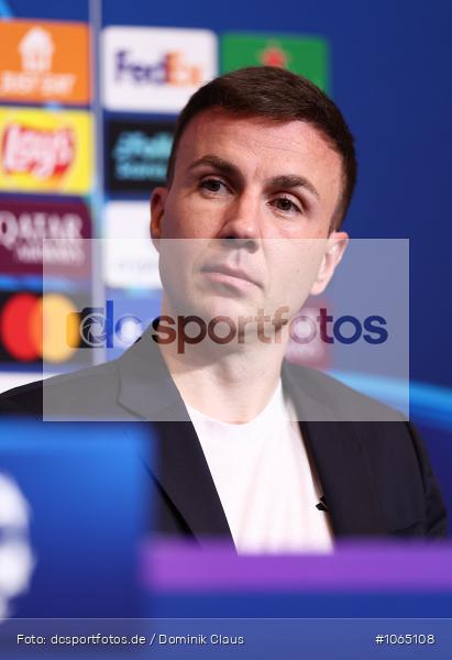 Pressekonferenz, FC Barcelona, Eintracht Frankfurt, CL, Champions League, UEFA Champions League, UEFA, Voetball, Sport, Le Football, Germany, Futbol, Fotball, Fussball, Deutschland, DFL, DFB, Calcio, 2025/26, Saison 2025/2026 - Bild-ID: 1065108