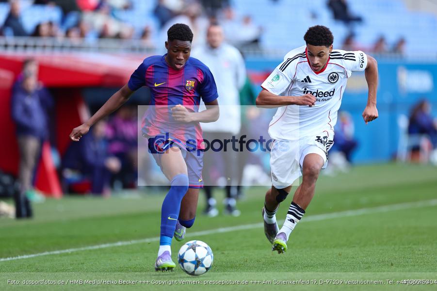 FC Barcelona, Eintracht Frankfurt, UYL, Youth League, U19, UEFA Youth League, UEFA, Voetball, Sport, Le Football, Germany, Futbol, Fotball, Fussball, Deutschland, DFL, DFB, Calcio, 2025/26, Saison 2025/2026 - Bild-ID: 1065130