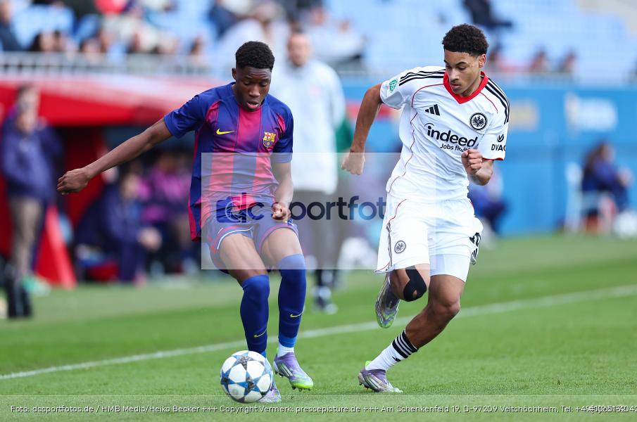 FC Barcelona, Eintracht Frankfurt, UYL, Youth League, U19, UEFA Youth League, UEFA, Voetball, Sport, Le Football, Germany, Futbol, Fotball, Fussball, Deutschland, DFL, DFB, Calcio, 2025/26, Saison 2025/2026 - Bild-ID: 1065132