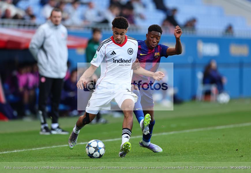 FC Barcelona, Eintracht Frankfurt, UYL, Youth League, U19, UEFA Youth League, UEFA, Voetball, Sport, Le Football, Germany, Futbol, Fotball, Fussball, Deutschland, DFL, DFB, Calcio, 2025/26, Saison 2025/2026 - Bild-ID: 1065134
