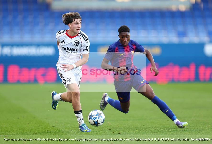 FC Barcelona, Eintracht Frankfurt, UYL, Youth League, U19, UEFA Youth League, UEFA, Voetball, Sport, Le Football, Germany, Futbol, Fotball, Fussball, Deutschland, DFL, DFB, Calcio, 2025/26, Saison 2025/2026 - Bild-ID: 1065145
