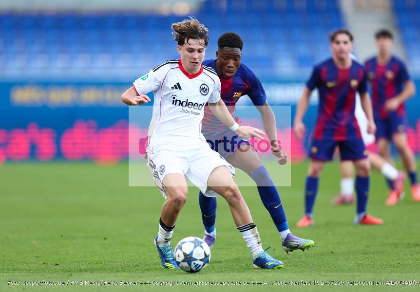 FC Barcelona, Eintracht Frankfurt, UYL, Youth League, U19, UEFA Youth League, UEFA, Voetball, Sport, Le Football, Germany, Futbol, Fotball, Fussball, Deutschland, DFL, DFB, Calcio, 2025/26, Saison 2025/2026 - Bild-ID: 1065146