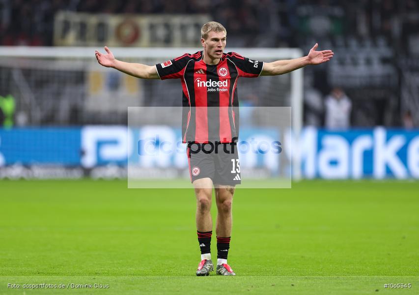 FC Augsburg, Eintracht Frankfurt, Bundesliga, Voetball, Sport, Le Football, Germany, Futbol, Fotball, Fussball, Deutschland, DFL, DFB, Calcio, 2025/26, Saison 2025/2026 - Bild-ID: 1065345